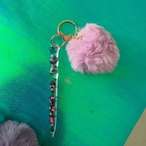 Single Self Defense keychain